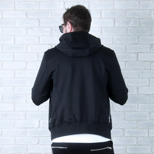 ジャージフードブルゾン