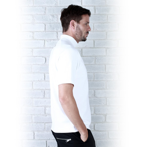 Mock neck shirt White